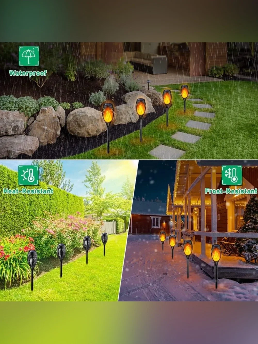 6 Pack Solar Light Outdoor